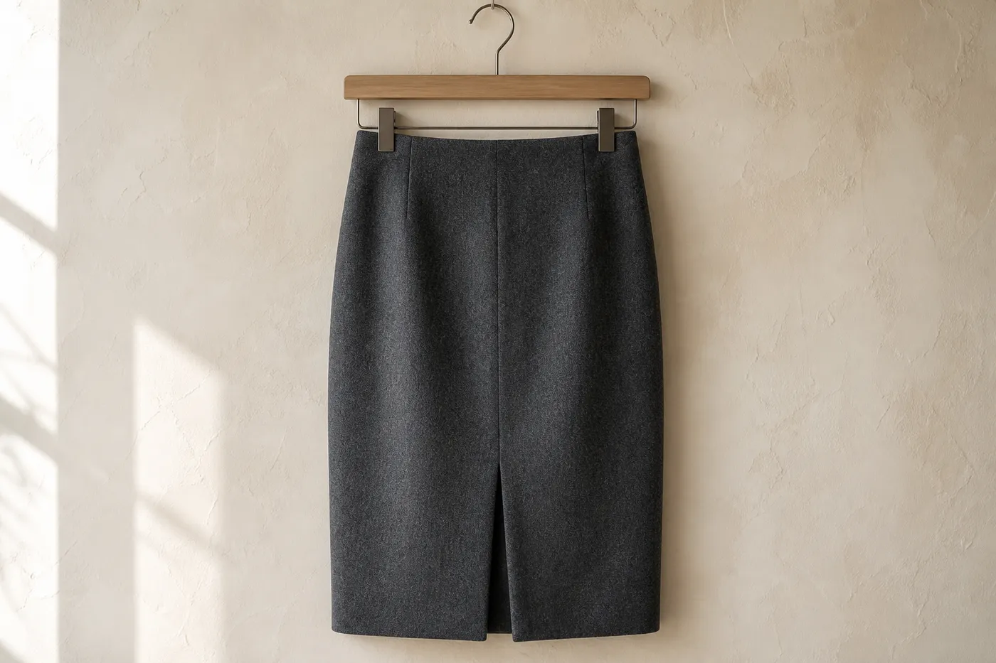 Wool Pencil Skirt Signature