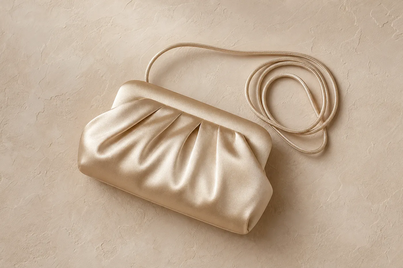 Iconic Satin Cord Clutch Bag Limited Edition